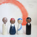 Les Gardiens de la Paix série 1 - Figurines Peg en bois