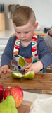 KiddiKutter - Couteau pour enfant en acier inoxydable & Bois