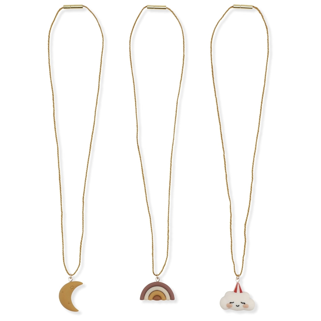 KONGES SLOJD  - Pack de 3 colliers Rainbow