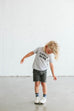 the Bee & the Fox - T-shirt enfant LITTLE BEAR gris