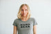 the Bee & the Fox - T-shirt femme MAMA BEAR gris