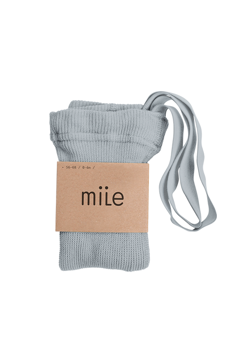 MILE - Collant Rétro à bretelles élastiques Gris