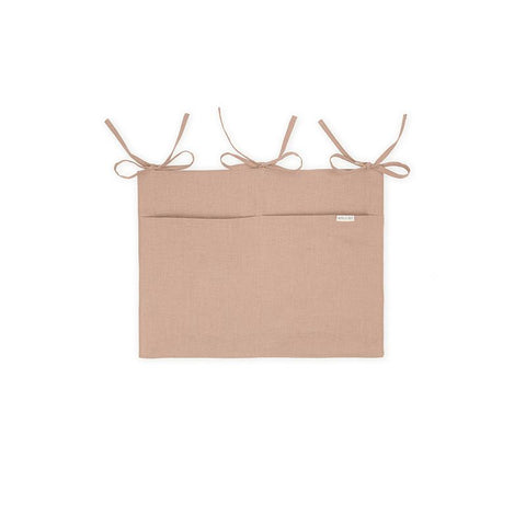 MALLINO - Pochette de rangement en lin Cinnamon