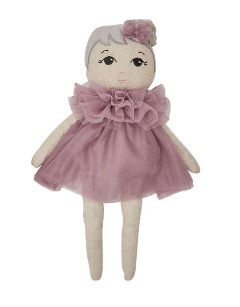 Poupée de chiffon Fleur et ses deux tenues