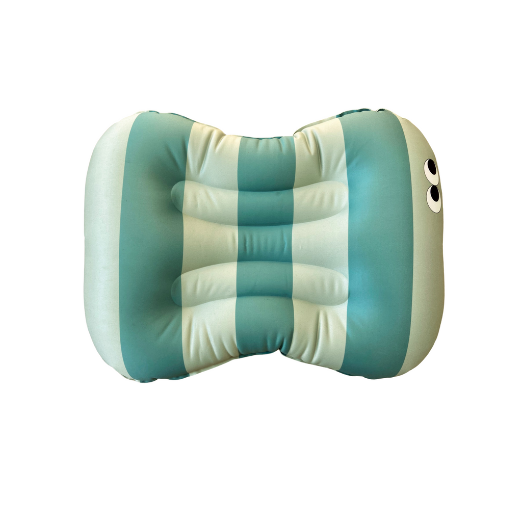 NOUI NOUI - Rehausseur de chaise gonflable mint & dark mint Stripes