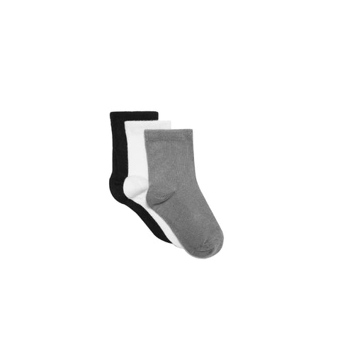 A BABY BRAND - Pack de 3 paires de Chaussettes mix