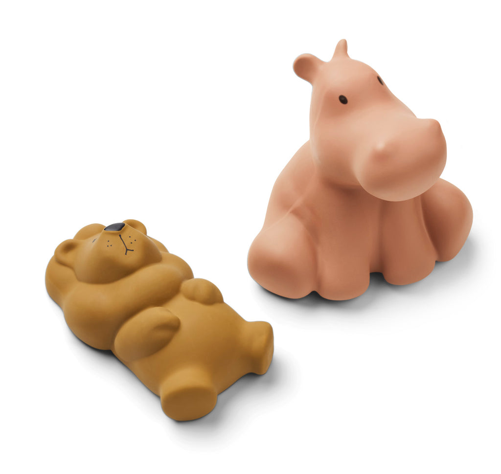 LIEWOOD - Vikky le pack de 2 jouets de bain Safari Tuscany rose mix