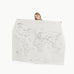 GATHRE - World Map la Toile multi-usages Carte du Monde Midi +