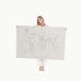 GATHRE - World Map le Tapis multi-usages Carte du Monde Mini +